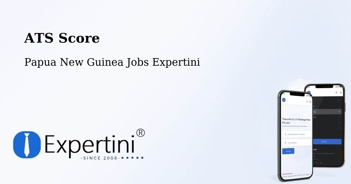 Resume ATS Score & Job Description Match Tool – Sumkar - Papua New Guinea Jobs Expertini