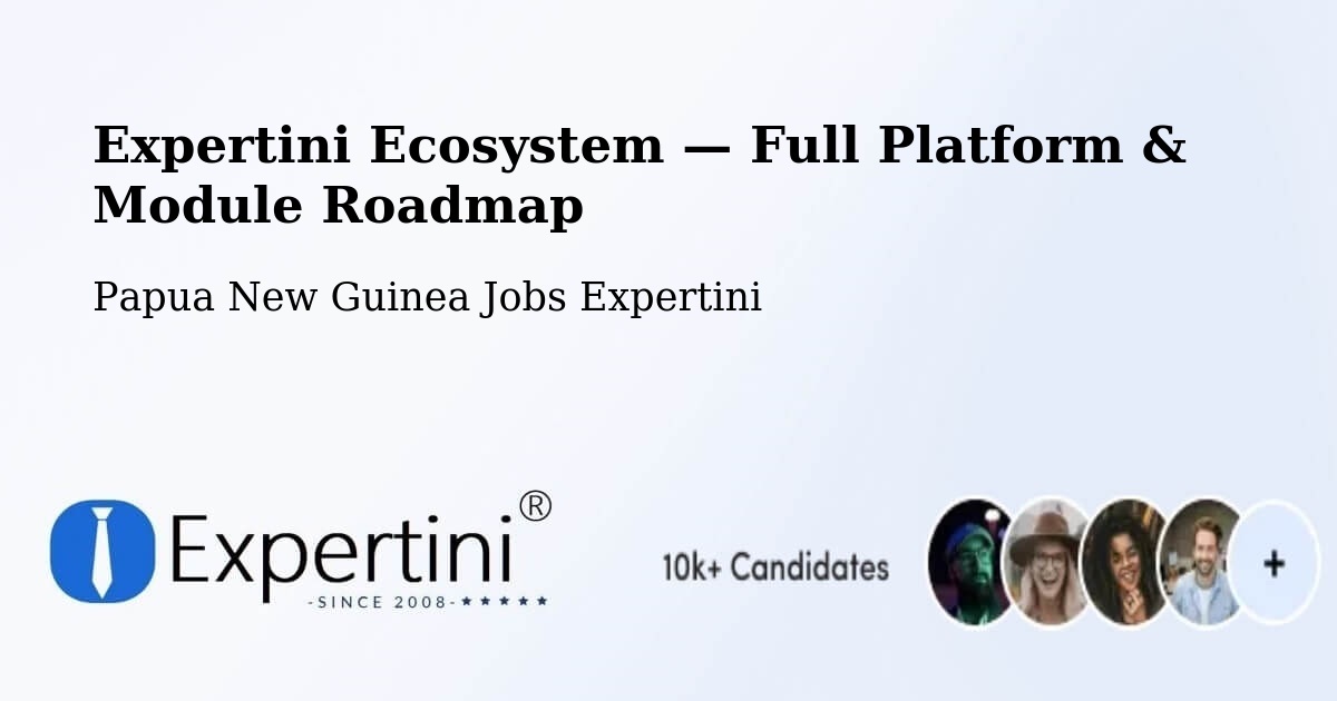 Expertini Ecosystem — Full Platform & Module Roadmap – Sumkar